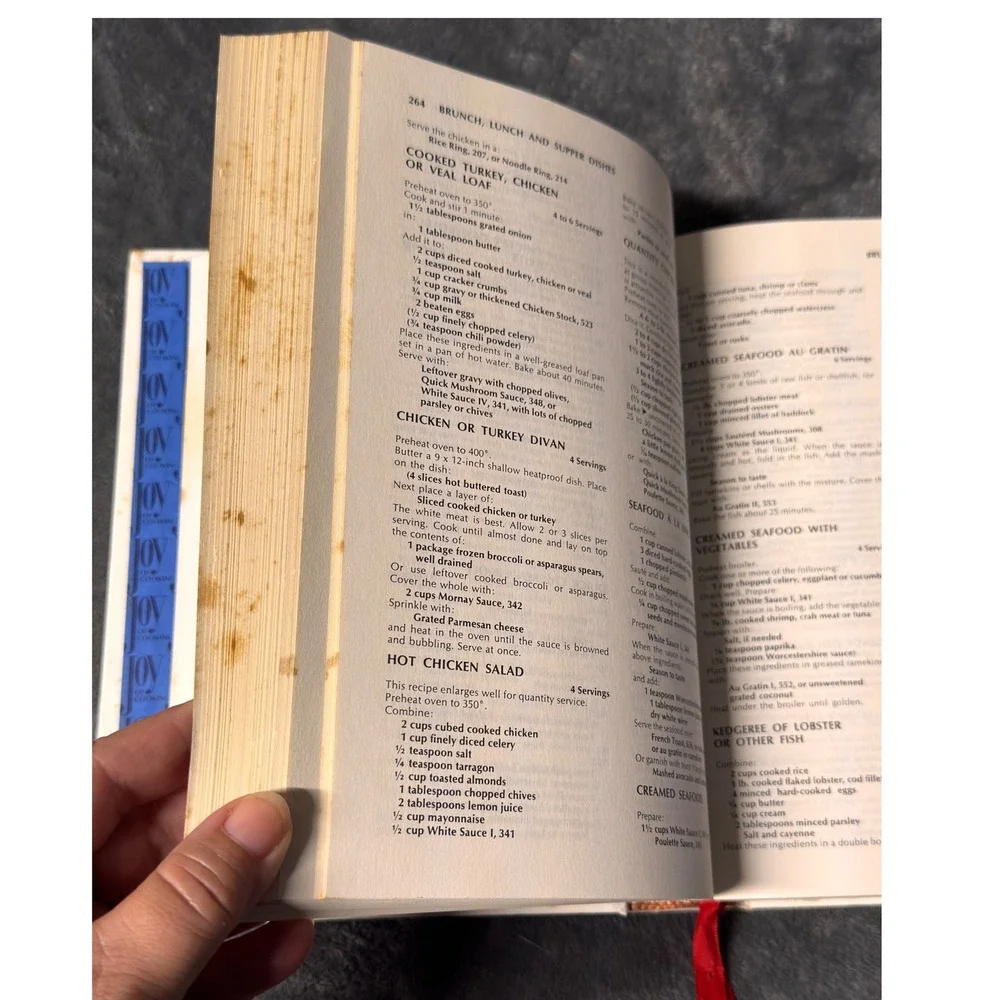 Joy of Cooking 1975 Hardcover Cookbook Irma Rombauer Bobbs-Merrill Vintage